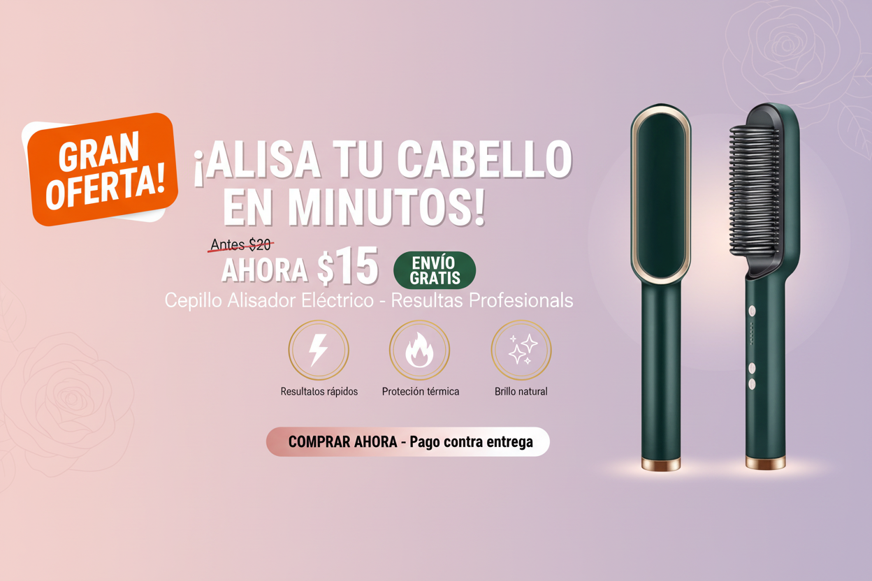 Cepillo Alisador Electrico